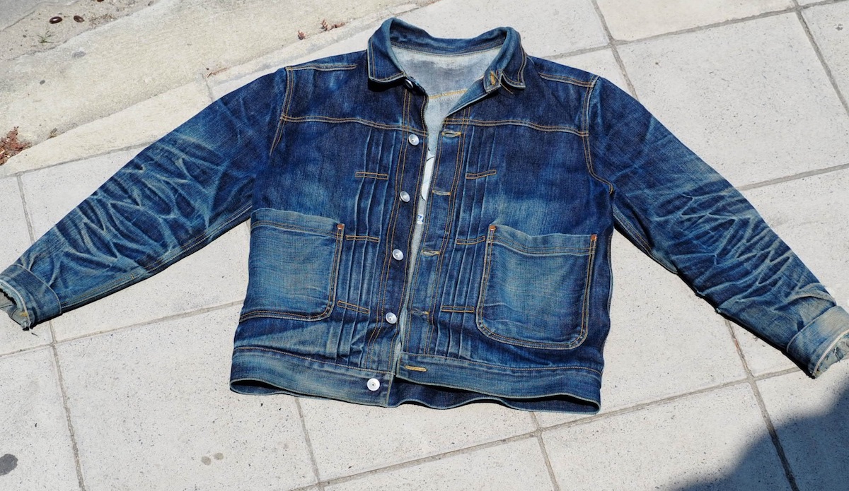 Brave Star Jacket's After 10 1/2 Months Update On Year 2 Redline Rally Denim  Fade Competition 